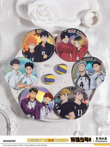 Star River Anime Volleyball Junior Japanese Xiang Xiang Yang Kageyama Tobio Combination Character Badge Brooch Peripheral