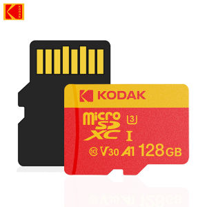 Kodak | KODAK MicroSD Memory Card 256GB Recorder Storage High Speed 128GB monitoring SD Card 64GB 32GB TF Gaming Microsd Class10 U3 V30