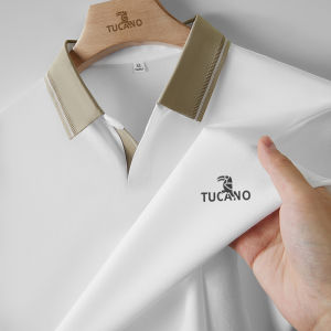 TUCANO | Summer Lightweight Color-blocked Mens Polo Shirt