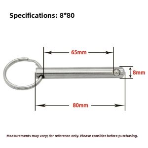 Quick Release Ball Head Safety Pin with Ball Bearing Locking Pin Axis 304 Alloy Steel Single Ball Plug Lock Tightening Pin