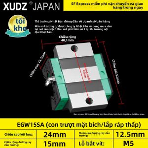 XUNDAZC | Thanh Trượt Hướng Dẫn Tuyến Tính Nhập Khẩu