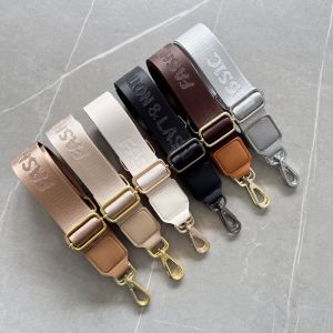 Black Nylon Bag Strap for Shoulder and Crossbody Bags: Versatile Pure Color Accessory for Travel and Computer Bag