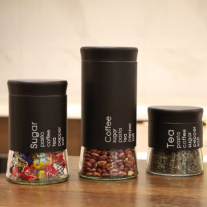 TONGGUMO | Sealable Glass and Stainless Steel Canisters Set