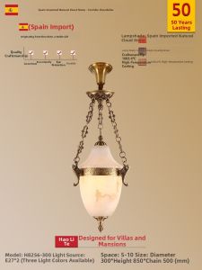 HADLITE | Natural Marble Copper European Style Light