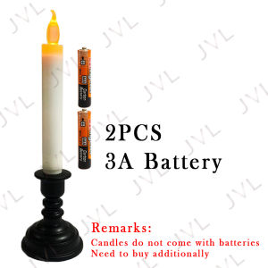 White Battery Candle Halloween candles LED flameless candle family birthday decoration/battery operated christmas