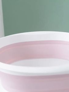 1 PCS Portable Folding Wash Basins Plastic Bathroom Kitchen Dormitory Compressed Washbasin Travel Laundry Basin