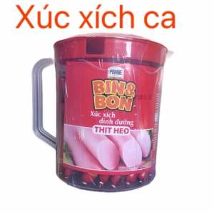 Xúc xích Bin & Bon ca 950g/50 cây siêu ngon ăn liền tiện lợi