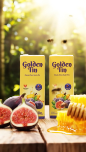 GoldenTin - Madu Buah Tin Sumber Antioksidan dan Menjaga Kesehatan Pencernaan 180gr