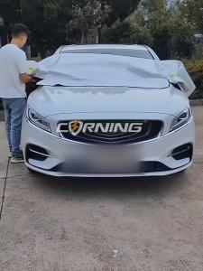 Summer Car Windshield Cover Sun Protection Magnetic Windproof Car Covers for Front Window All Weather Sun Shade for Most Cars