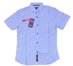 KEMEJA POLOS LENGAN PENDEK PRIA DEWASA CASUAL SLIM FIT