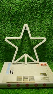 ป้ายไฟ LED รูปดาว แบบเสียบปลั๊กไฟ สำหรับตกแต่งร้าน แสงสว่างมีความเป็นธรรมชาติ