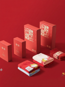 Q21 | New Year Red Underwear Red Socks Gift Box