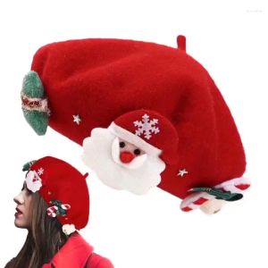 ❣️RICHHAT❣️ Topi Baret Natal / Christmas Baret Hat Wol Topi Musim Dingin PREMIUM Fashion Korea Jepang