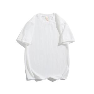 Texture Shirt Mens Idle Style Dark Striped Shirt Mens Summer Blue Sun Protection Clothing Niche Style Casual Shirt