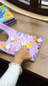 Sách - Thế giới nhỏ động đậy ( Vịt + Ong Mật + Thỏ + Bươ.m B.ướm ) - mã lẻ - Kim Đồng