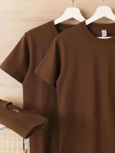 เสื้อยืดคอกลมแขนสั้นทรงหลวมพิมพ์ลายฤดูร้อน 100% ผ้าฝ้ายแท้ ทรงหลวม ขนาดใหญ่ เสื้อผ้าทำงานสไตล์ลำลอง