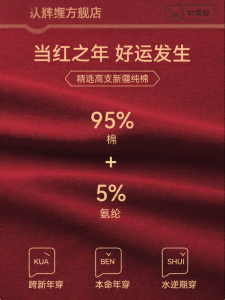 MiiOW | Red Zodiac Year Mens Underwear Cotton