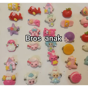 1 PC PIN HIJAB BROS MINI BAHAN CLAY ANAK