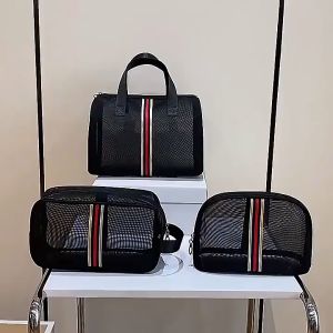 EH New Gold Black Mesh Bag: The Ultimate Travel Makeup Organizer