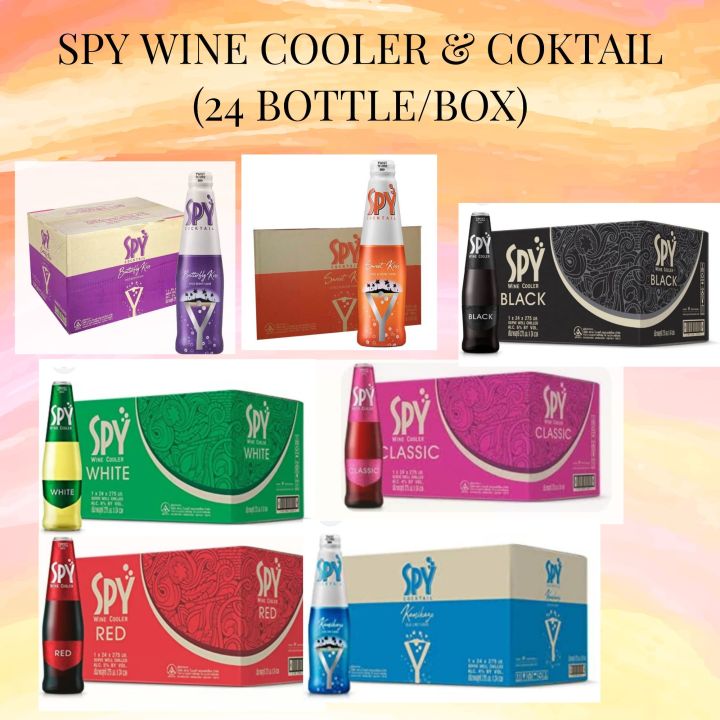 Spy wine cooler & coktail cooler (24bottle/carton) Lazada
