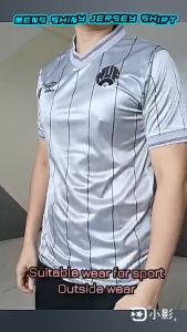 [READY STOCK] MENS SHINY JERSEY SPORT FOOTBALL GYM SHIRT / BAJU SUKAN LICIN LELAKI / 男士光亮滑足球篮球运动衣服 (Wei-Shop)