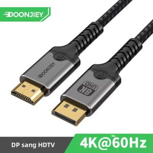 BSN | Bộ Chuyển Đổi DisplayPort Sang HDMI 8K Hỗ Trợ 8K 60Hz 4K 120Hz Cáp DP Sang HDMI Tốc Độ Cao Cắm Là Chạy Cho Máy Tính Để Bàn Máy Tính Xách Tay TV Màn Hình Máy Chiếu