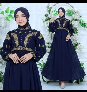 Gamis Arabian bordir samping bertabur Mote Swarosky//Gamis Arab Terkini 2023//Gamis Arabian style Termurah Termewah//Yunita Lestari Fashion//Promo COD//