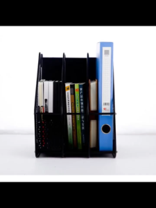 NHM Metal mesh file organizer - 3-tier/4-tier desktop storage box document holder file rack storage shelf
