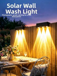 No Brand | Solar Waterproof Ambient Lighting Wall Light