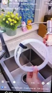 TIỆN LỢI GẤP NHIỀU LẦN Bộ Đầu Bơm Hút Dầu Rửa Chén Xà Bông Nước Rửa Chén Bát Tiện Lợi Có Vòi Dẫn Ống silicon