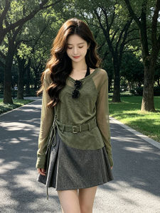Shalldoer | Mature Elegant Summer Three-Piece Set Thin Cover-Up Tank Top Mini Skirt