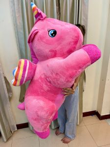 ตุ๊กตายูนิคอร์นขนนุ่มพิเศษ มี 4 สี ให้เลือก ตัวใหญ่ขนาด 100 ซม รับประกันความสวย