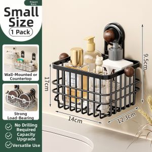 WEIMEIYUAN | Wall-mounted Bathroom Storage Rack Stainless Steel
