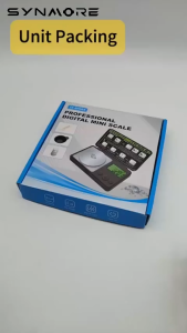 Synmore Timbangan Emas Mini Digital 100gr/0.001gr 7 Unit Pocket Scale Timbangan Perhiasan Original