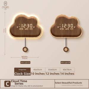 CTYLIGHTZ | Creative LED Wall Clock with Perpetual Calendar