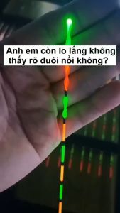 ( Tặng pin) Phao Câu Đài Ngày Đêm Phao Điện chống lóa mắt mỏi mắt siêu nhạy