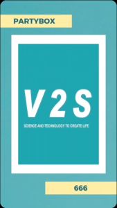 V2S Party Box 666 TWS Portable Wireless Rechargeable Bluetooth Speaker With 1pc Microphone Dynamic Light Deep Bass