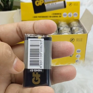 Bateri GP 9V Supercell Tahan Lama | GP 9V Battery Heavy Duty for Smoke Detector Smart Tag [1Pcs]