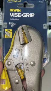 IRWIN คีมล็อค VISE-GRIP ขนาด 10" VISE-GRIP 10R คีมล็อคปากตรง Irwin
