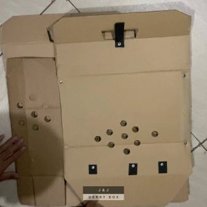 Single Derby Box COLLAPSIBLE / Carrier Cage / Travel Box READ DESCRIPTION