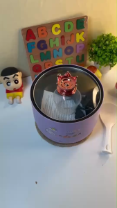 หม้อไฟฟ้าอเนกประสงค์ หุงข้าว ต้ม ผัด ทอด อุ่น ตุ๋น นึ่ง ขนาด ครบจบในหม้อเดียว 1L