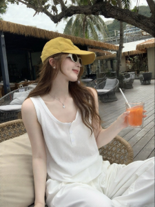 SHUOMENG | Versatile Loose Inner-wear Sleeveless Camisole Top