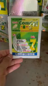 Chế phẩm ComCat 150WP (Gói 7.5g). Kích thích sinh trưởng giải độc kích rễ. Tăng sức đề kháng cây con