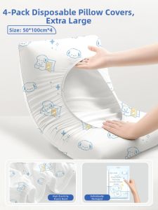 Disposable Individually Packaged Travel Pillowcase