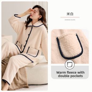 JIALEFEN | Flannel Thickening Pajamas