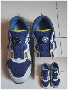 Original YOW Quick Lace System Steel Wire Shoelaces for Sports Shoes Rotating Buckle Easy to Use Replacement BOA