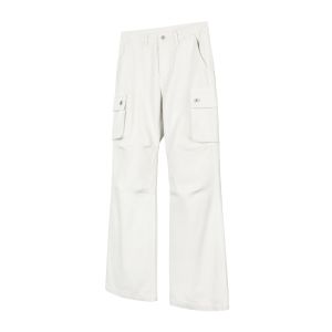 กางเกงยีนส์ทรงหลวมสไตล์อเมริกันสำหรับผู้ชาย กางเกงขายาวทรงหลวมสไตล์ลำลอง ทรงขากระบอกเล็ก กางเกงยีนส์ทรงหลวมสำหรับผู้ชาย