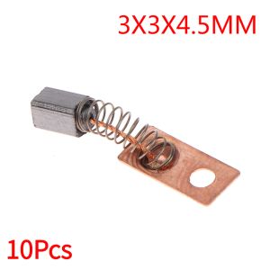 10Pcs Electric Motor Carbon Brushes Replace Dental Grinding Machine Micromotor Handpiece 3X3X4.5MM.