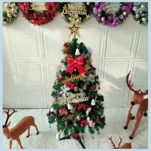 ต้นคริสต์มาส ปลอม ฟรีแถบตกแต่ง ขนาดใหญ่ สีเขียว 150/180cm ตกแต่งคริสต์มาส คุณภาพสูงสุดPVC กันน้ำ ทนทาน Christmas Tree โรงแรม การตกแต่งวันหยุด