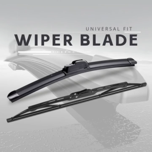 TIGERAUTO Mitsubishi Montero 1997-2004 20" +17" Car Windshield Wiper Blade Set Pair - BEAM or FRAME Banana Frameless Design Aluminum Framed Auto Windshield Substitute ABS Plastic Universal Front Shield Wiper Heavy Duty Silent Grade Silicone Rubber